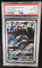 PSA 10 GEM MINT Houndoom 066/064 Shrouded Fable Pokemon Graded Card